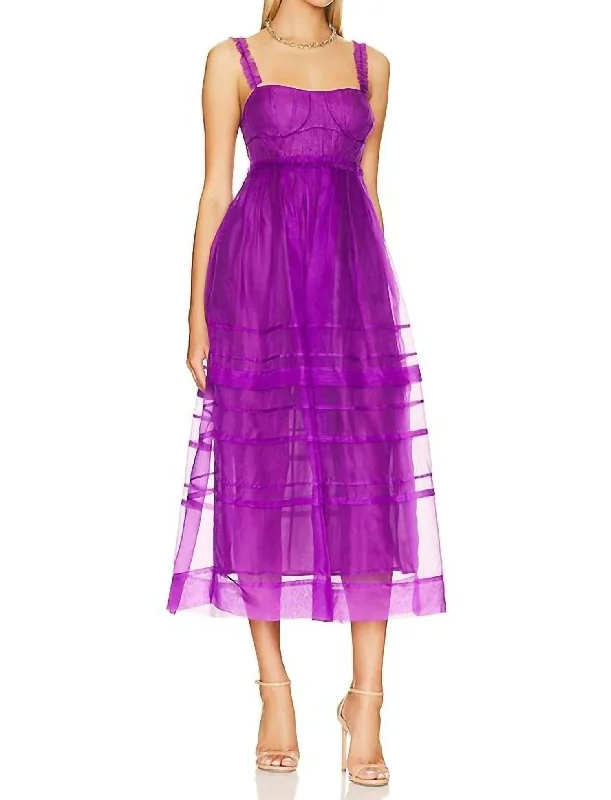 Priscilla Dress In Cassis Club unclassified dresses
