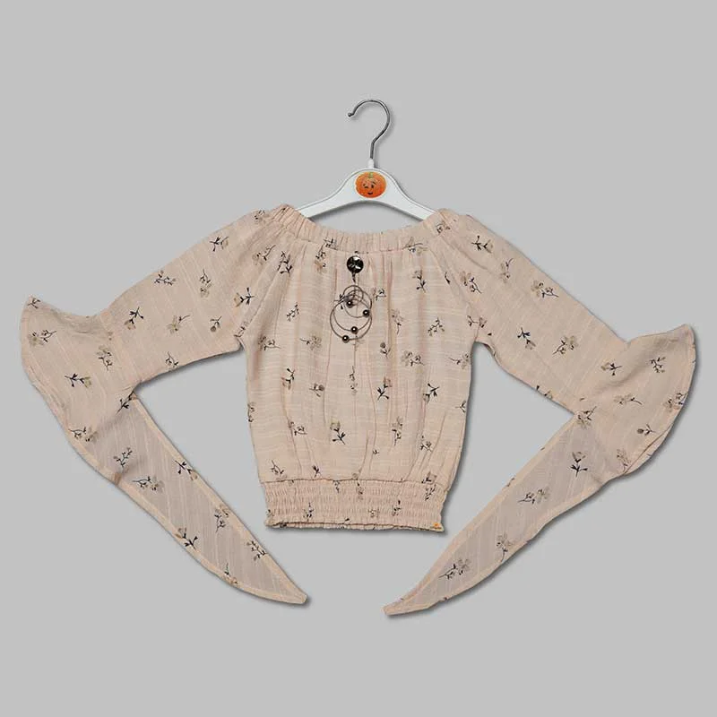 Full Sleeves Printed Top for Kid Girls Luxury unclassified dresses