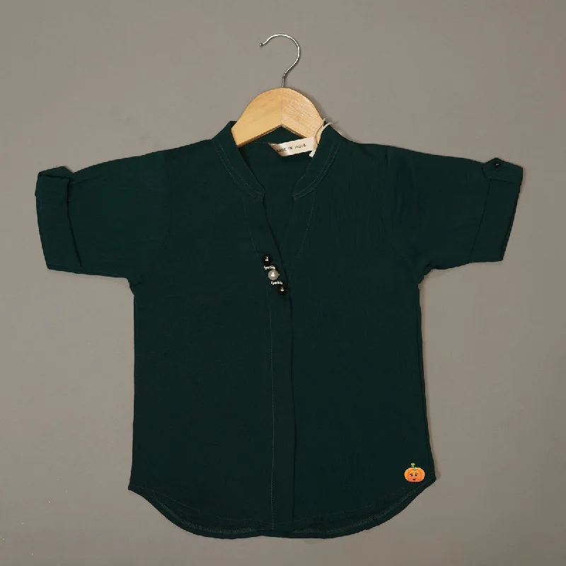 Half Sleeves Top For Kids Soft fabric unclassified dresses