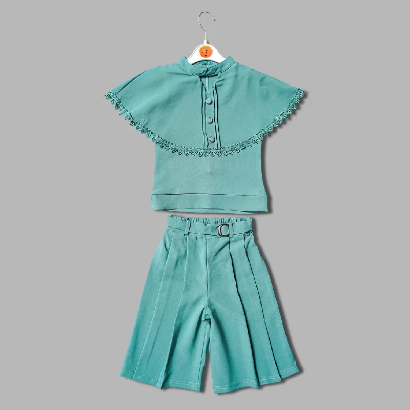 Western Wear For Girls And Kids With Pleated Palazzo Set A-line unclassified dresses