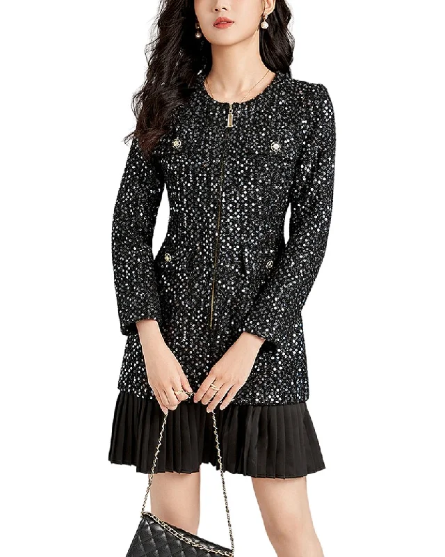 WLZD Wool-Blend Dress Printed unclassified dresses