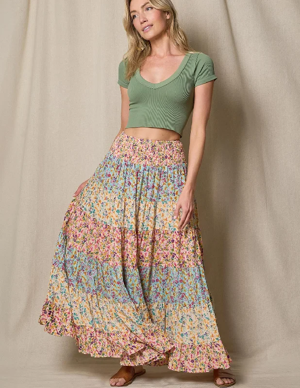 Maisie Tiered Maxi Skirt