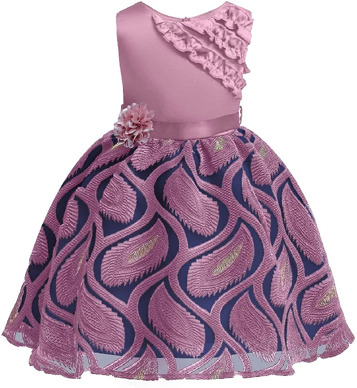 Girls Dresses Flower Girl Wedding Dress Elegant Dresses for Party 2-10Years Timeless Wedding Dress
